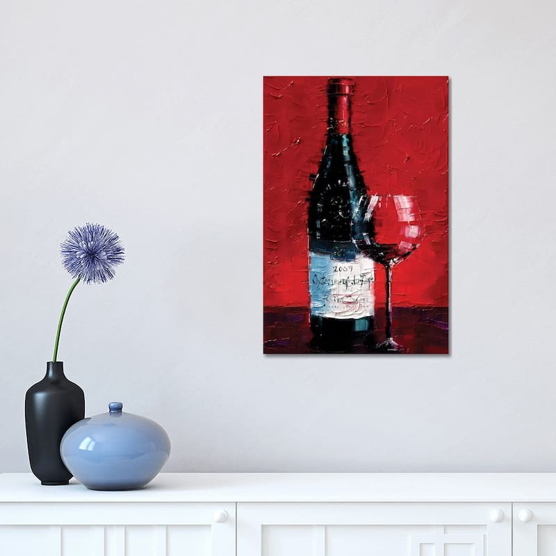 iCanvas "Chateauneuf-du-Pape" by Mona Edulesco Canvas Print - 18x12x1.5