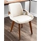 preview thumbnail 21 of 52, Carson Carrington Pugo Mid-Century Modern Chair Walnut Finish