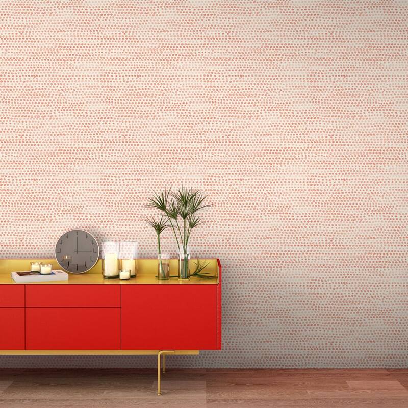 Moire Dots Removable Peel and Stick Wallpaper