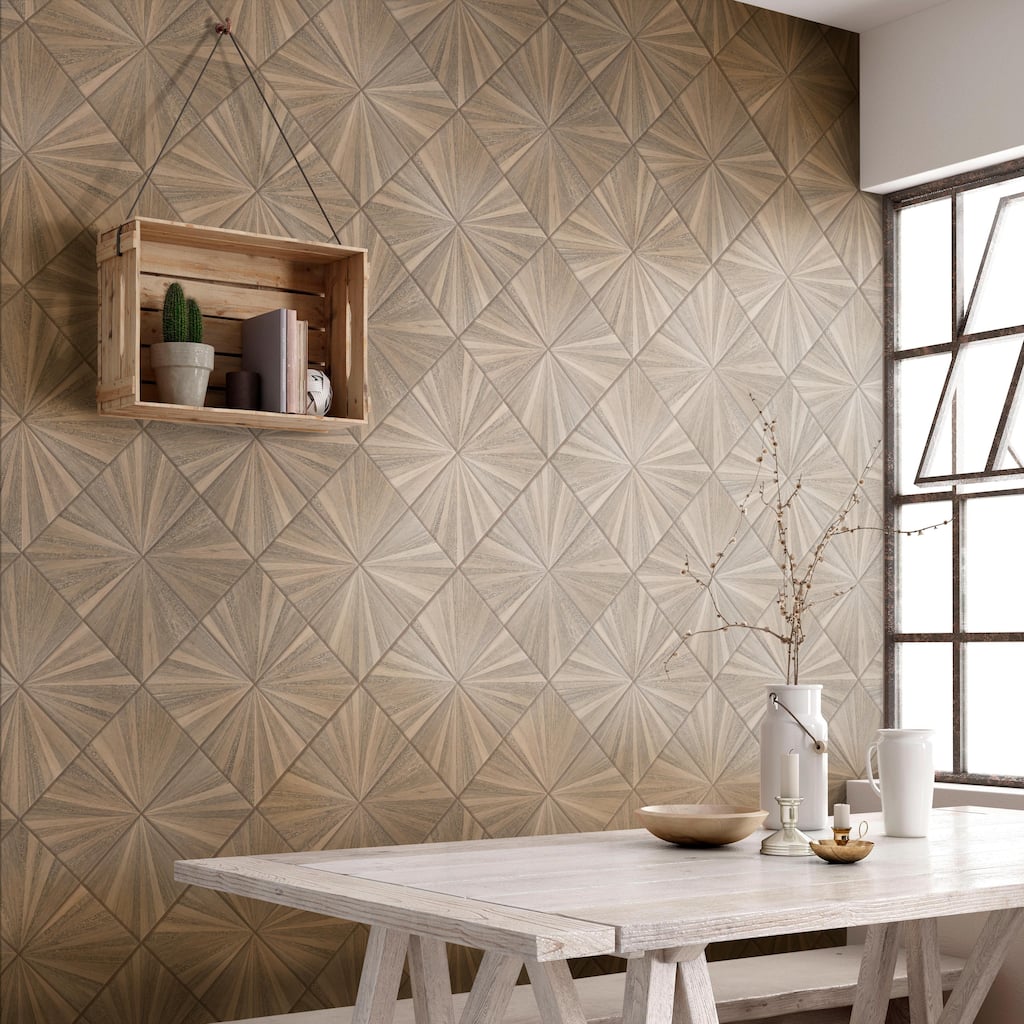 Merola Tile Komi Murlen Miel 7-7/8" x 7-7/8" Porcelain Floor and Wall Tile