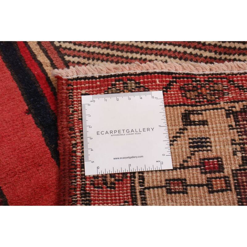 ECARPETGALLERY Hand-knotted Konya Anatolian Red Wool Rug - 3'11 x 13'5