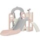 preview thumbnail 45 of 43, Toddler Slide and Swing Set 5 in 1, Kids Playground Climber Slide Playset with Telescope, Freestanding Combination for Babies