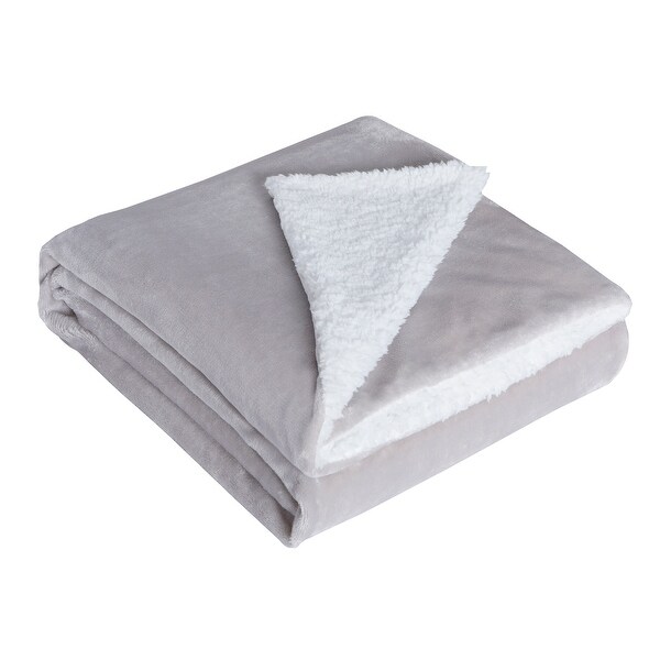 Sherpa weighted blanket cover store