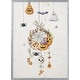 preview thumbnail 3 of 5, "Halloween Dreamcatcher" Framed Print Wall Art Silver - Large