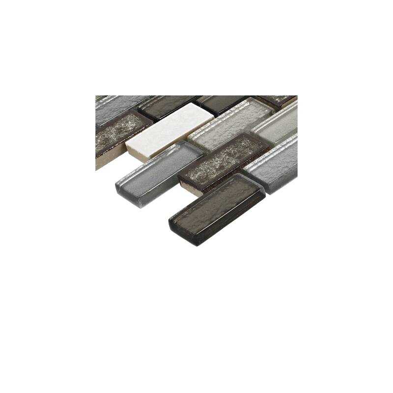 Daltile Crystal Shores 2'' x 1'' Brick-Joint Mosaic Tile (10 PCS Per Carton) (9.70 SQFT Per Carton)