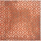 preview thumbnail 68 of 73, SAFAVIEH Porcello Sanije Geometric Trellis Area Rug 5'1" Square - Light Grey/Orange - Square