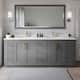 Option Dark Gray / White Quartz Top / Brushed Gold