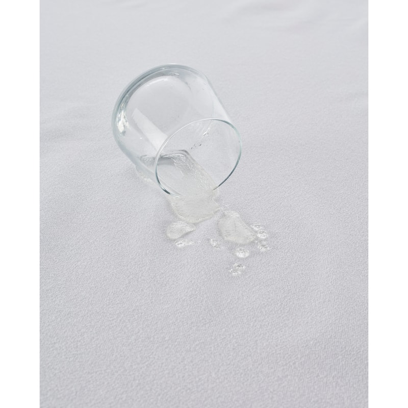 Superior Hinsdale Hypoallergenic Cotton Waterproof Mattress Protector - White
