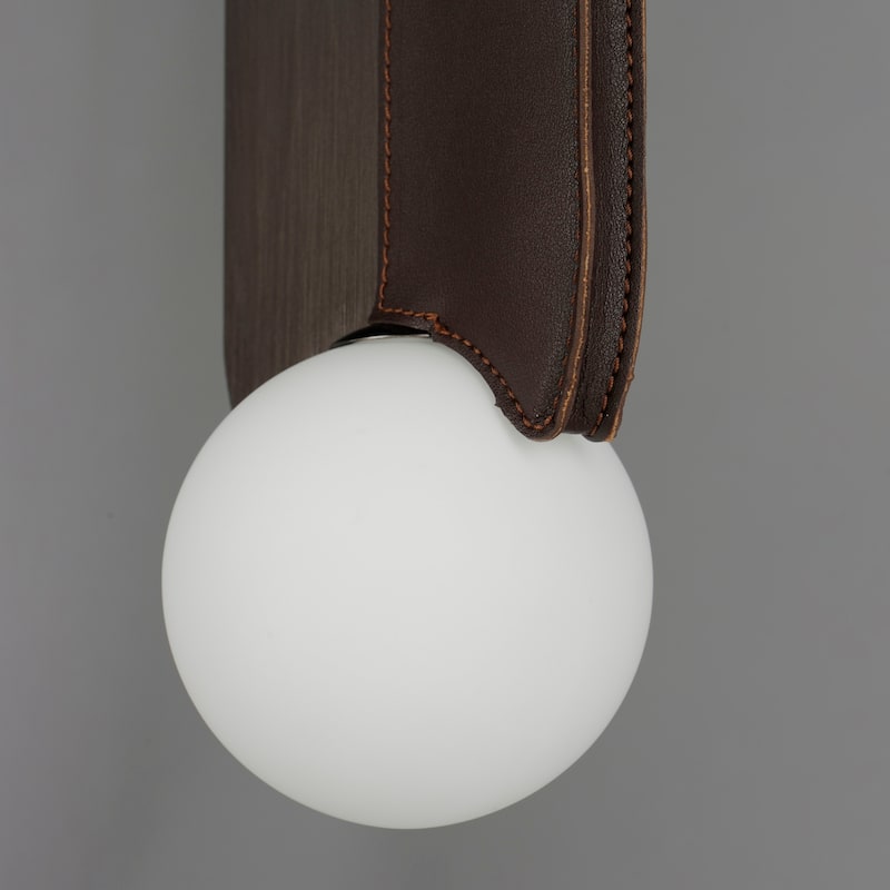 Studio M SM24603 Stitched 6" Wide LED Mini Pendant by Nina Magon
