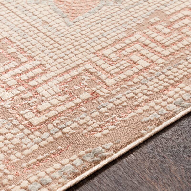Livabliss Padua Distressed Mosaic Area Rug