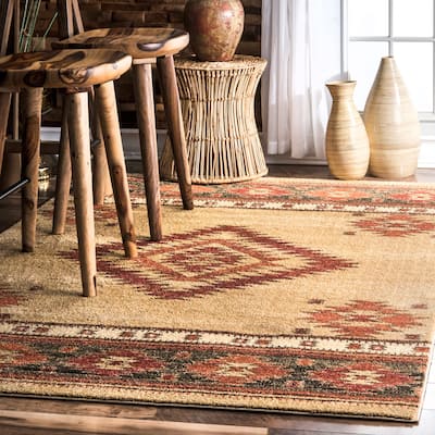 Nuloom Margene Tribal Diamond Area Rug