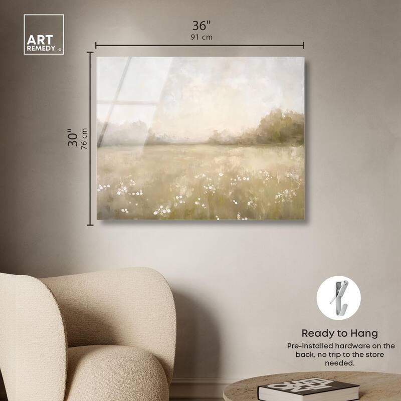 Peaceful Expanse Acrylic by Art Remedy, Ready to Hang