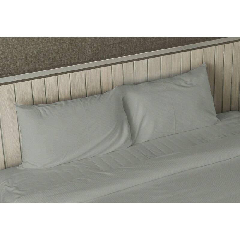 Deep Pocket 1800 Count Luxury Series 4-piece Bed Sheet Set - Silver - King/California King