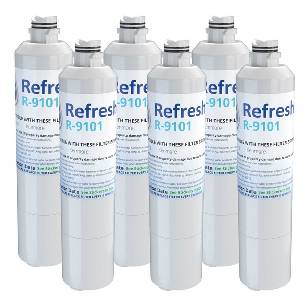 Shop Replacement Water Filter For Samsung Rf23hcedbsr Aa Refrigerator Water Filter By Refresh 6 Pack White Overstock 21462949
