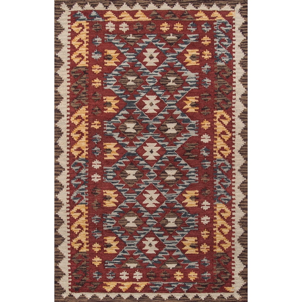Momeni Tangier Hand Tufted Wool Geometric Area Rug