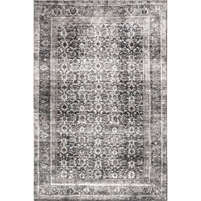 Nuloom Fiore Medallion Machine Washable Area Rug