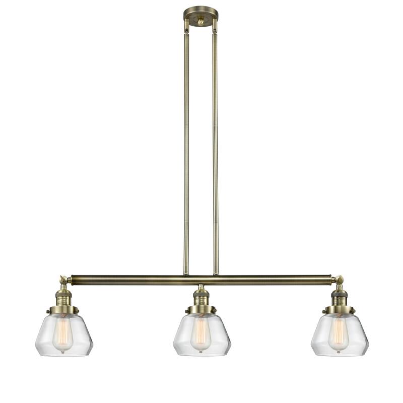 Innovations Lighting Fulton 3 Light 39" Wide Linear Chandelier