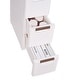 preview thumbnail 7 of 16, Javlergo White Stripe Narrow Storage Cabinet 3/4/5-Layer Rolling Bathroom Organizer with Drawers Wheels for Bathroom Living Room