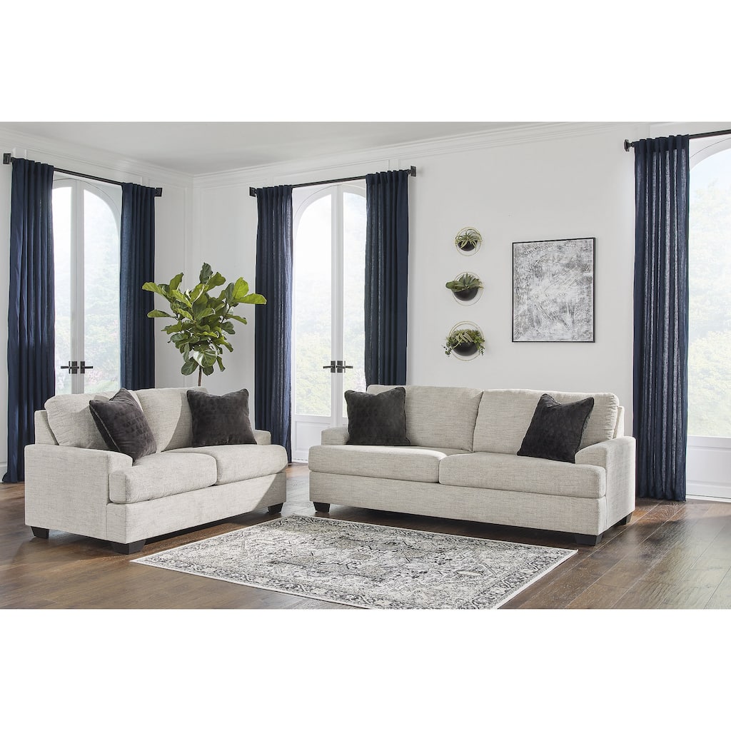 Signature Design by Ashley Vayda Gray 2-Piece Upholstery Package - 87"W x 38"D x 37"H