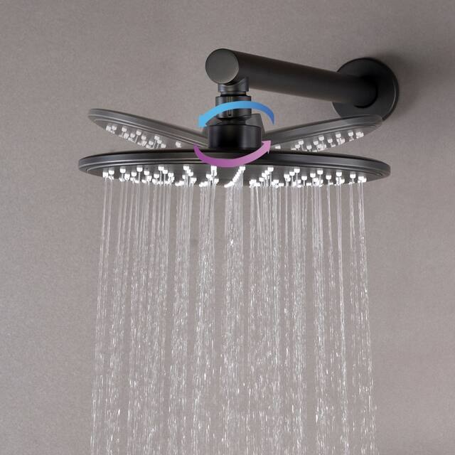 Clihome 9 Inch Rain Shower Head with Handheld