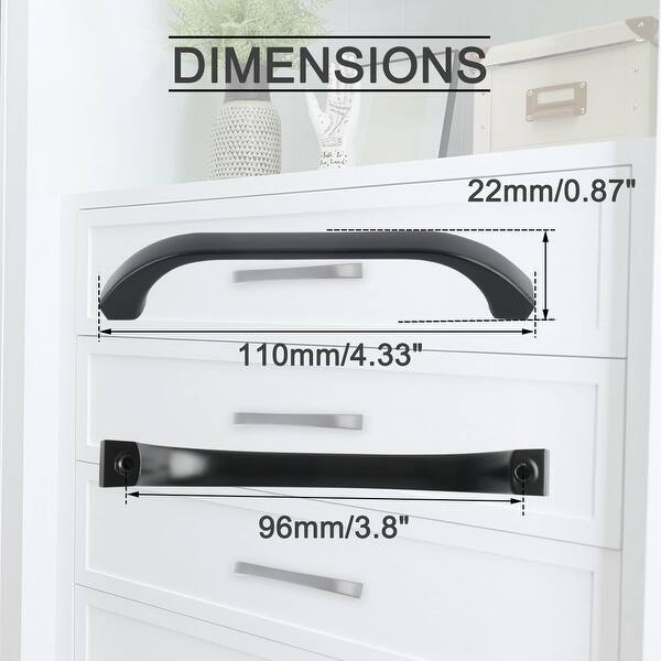 Shop Cabinet Handles Drawer Pulls 3 8 Hole Center Zinc Alloy