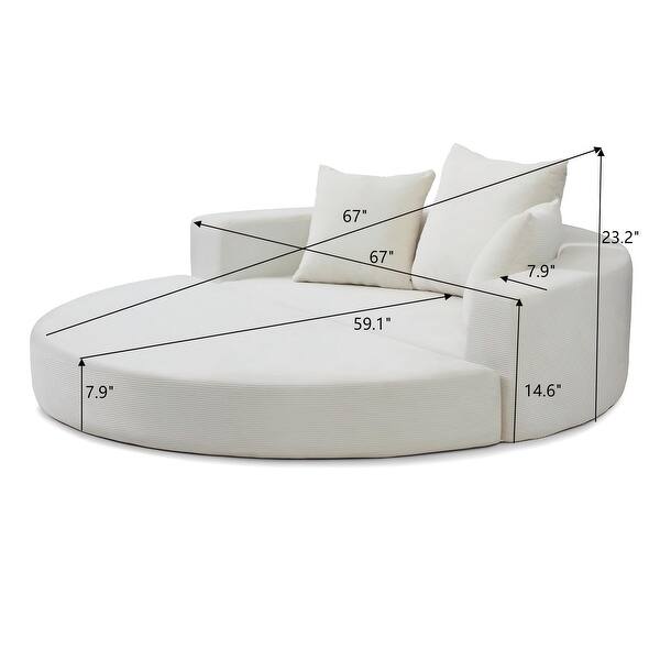 dimension image slide 0 of 7, Convertible Sofa Bed, Multi-Functional Futon Lounge Sofa