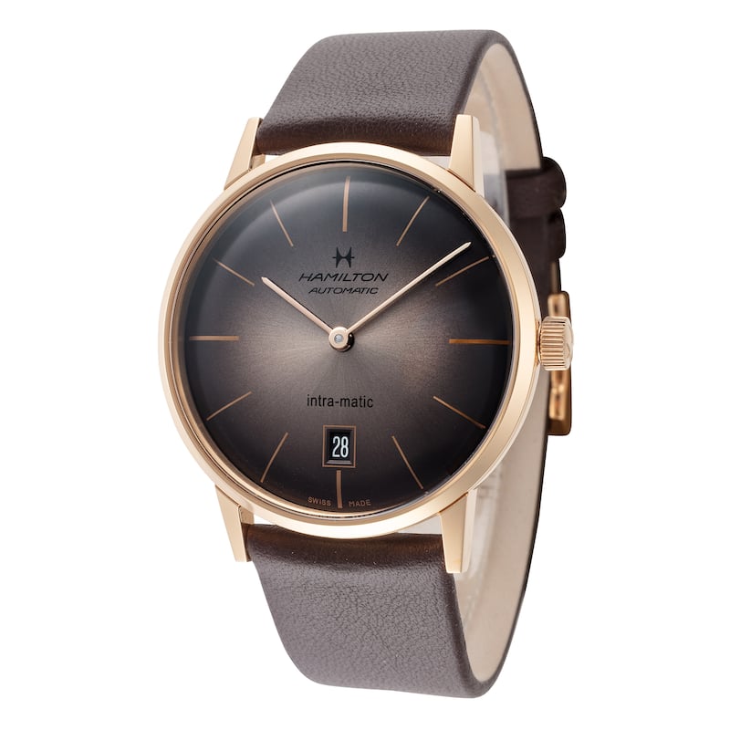 Hamilton Men's American Classic 38mm Automatic Watch H38465501 - Brown