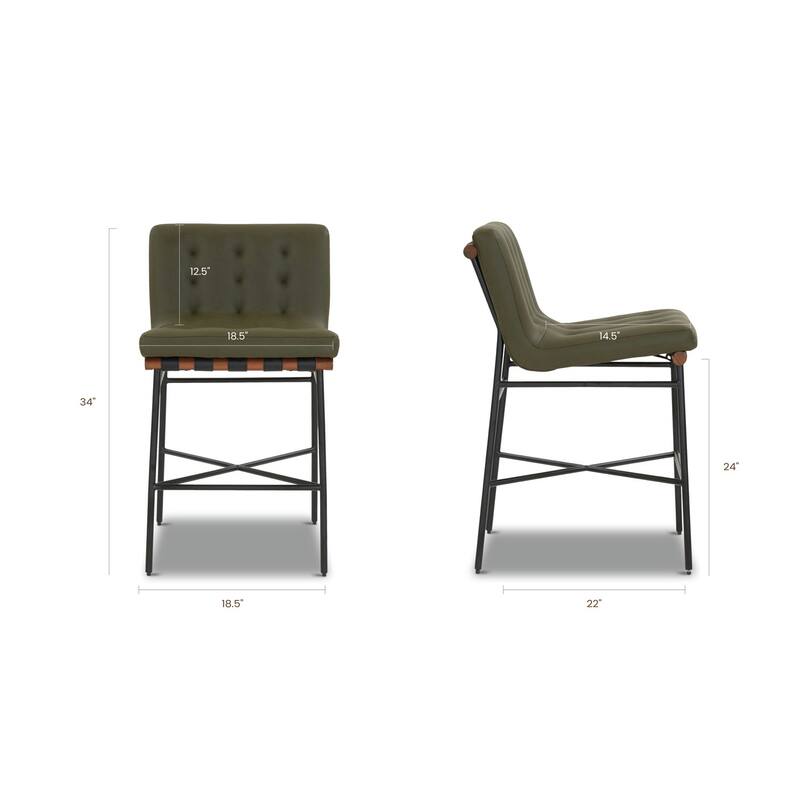 Poly & Bark Boswin 24" Counter Height Stool