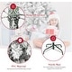 preview thumbnail 53 of 53, 6ft or 7ft Artificial Snow Flocked Christmas Tree with Metal Stable Stand Base for Indoor and Outdoor Holiday Decoration