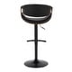 preview thumbnail 56 of 70, Carson Carrington Kanteborg Adjustable Bar Stool with Rounded T Footrest (Set of 2)
