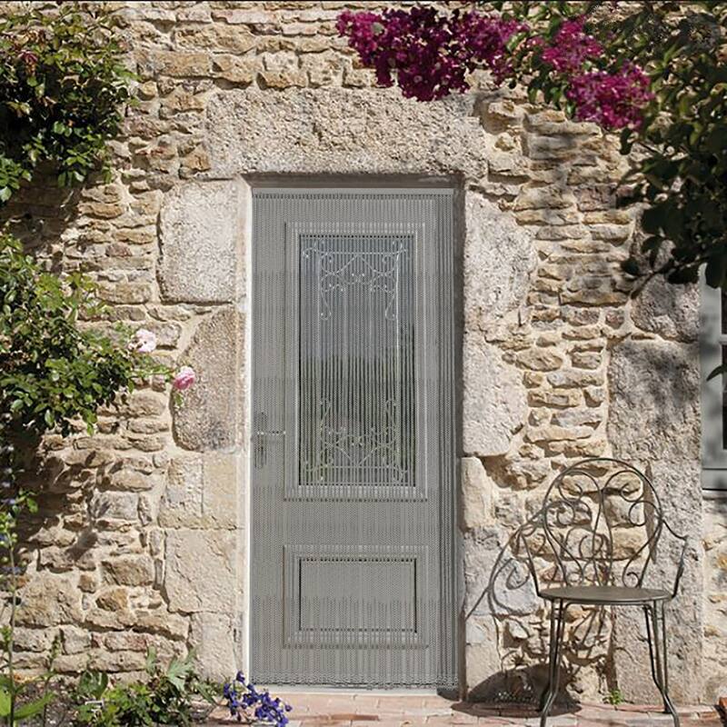 Braided Cotton/Polyester Rope Door Curtain 54 Strings 79" H x 36" W - 79" H x 36" W x 0.8" D