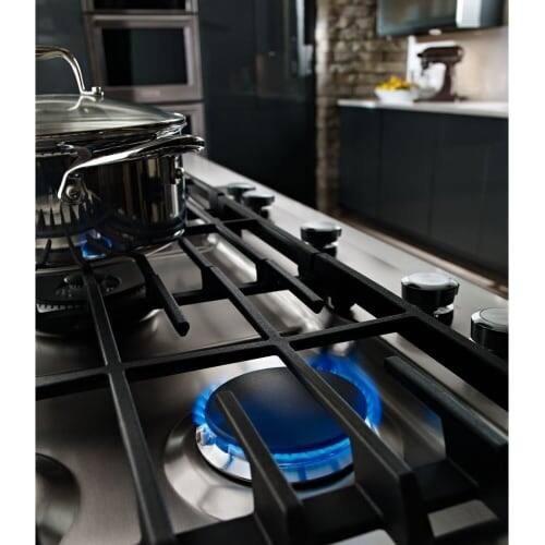 Shop 30 Inch Wide Gas Cooktop With 17k Btu Professional Dual Ring