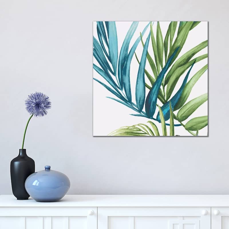 iCanvas "Palm Leaves IV" by Eva Watts Canvas Print - 18x18x1.5