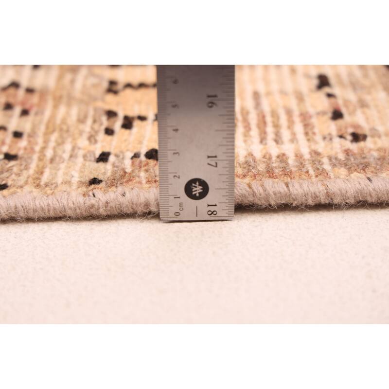 ECARPETGALLERY Hand-knotted Antalya Vintage Copper Wool Rug - 6'4 x 8'10