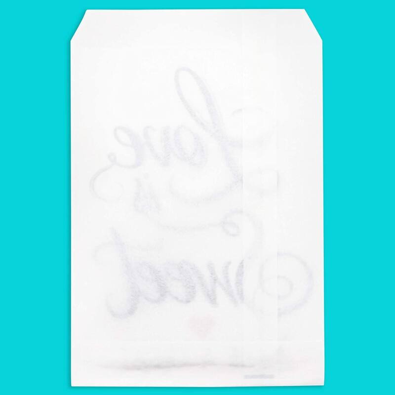 Sparkle and Bash 100 Love Is Sweet Treat Bags for Wedding, Bridal Shower, Engagement Party