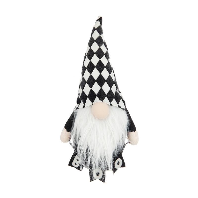 8.3x4.7x15.7" Fabric Gnome Decor, for Halloween Decor - Multi