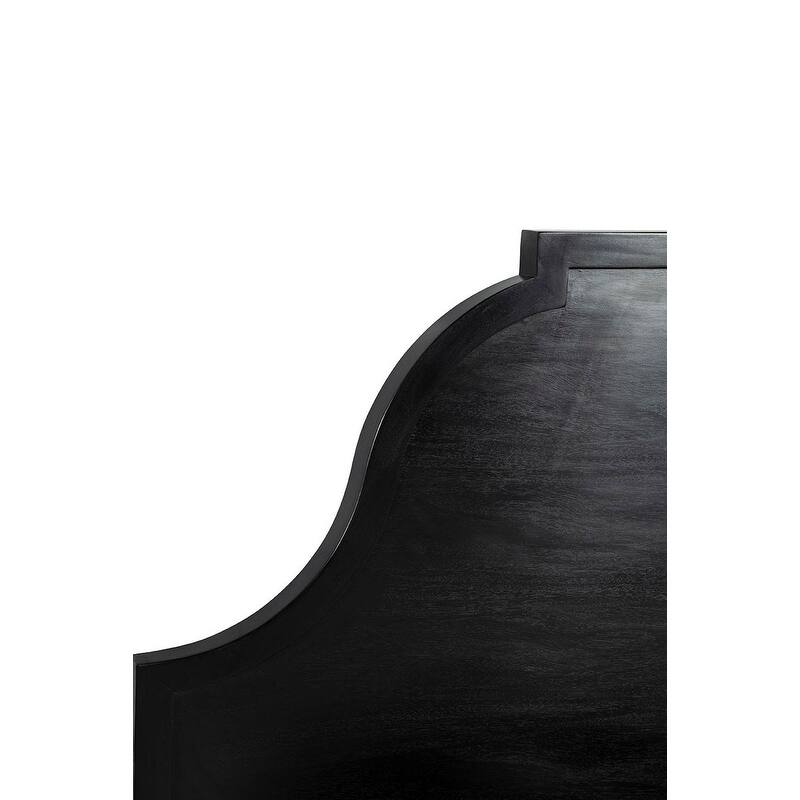 Furniture Classics Paul Black Mahogany Four Poster King Bed Turned Legs