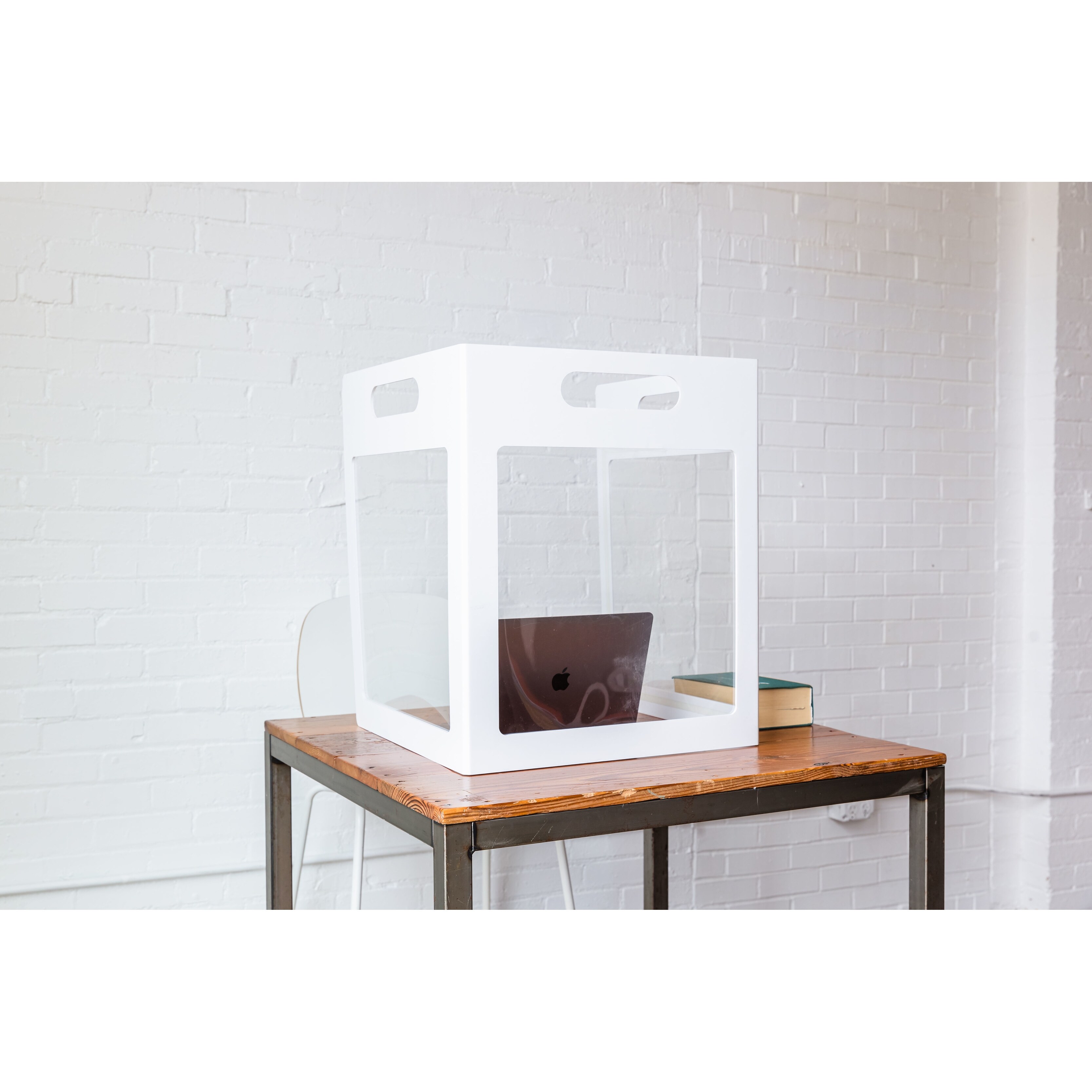 XHP Portable Sneeze Guard for Kids Desk and Table,Foldable Sneeze and