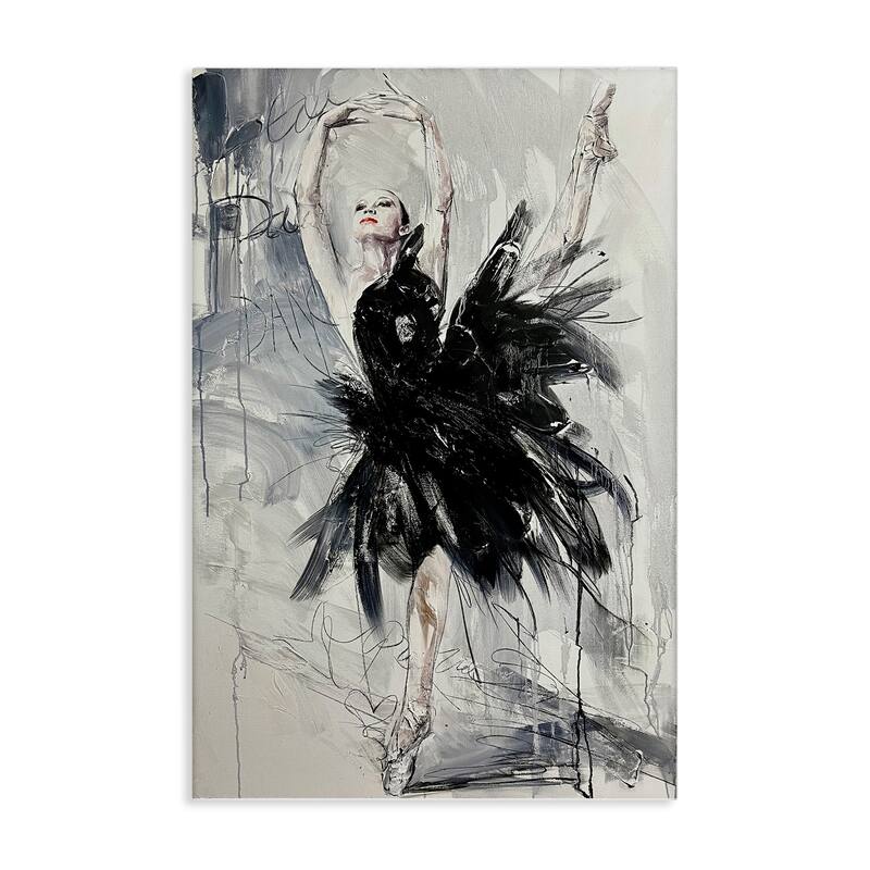 Stupell Graceful Dancer Abstract Canvas Wall Art Design By Lucille Lee - 24 x 36
