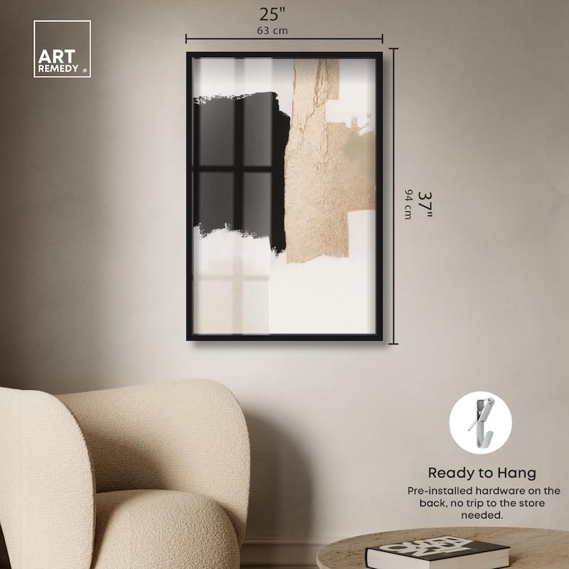 Earth and Ink II Shadowbox by Art Remedy