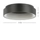 preview thumbnail 17 of 18, Rafael 17.7" LED Flush Mount Ceiling Light, by JONATHAN Y