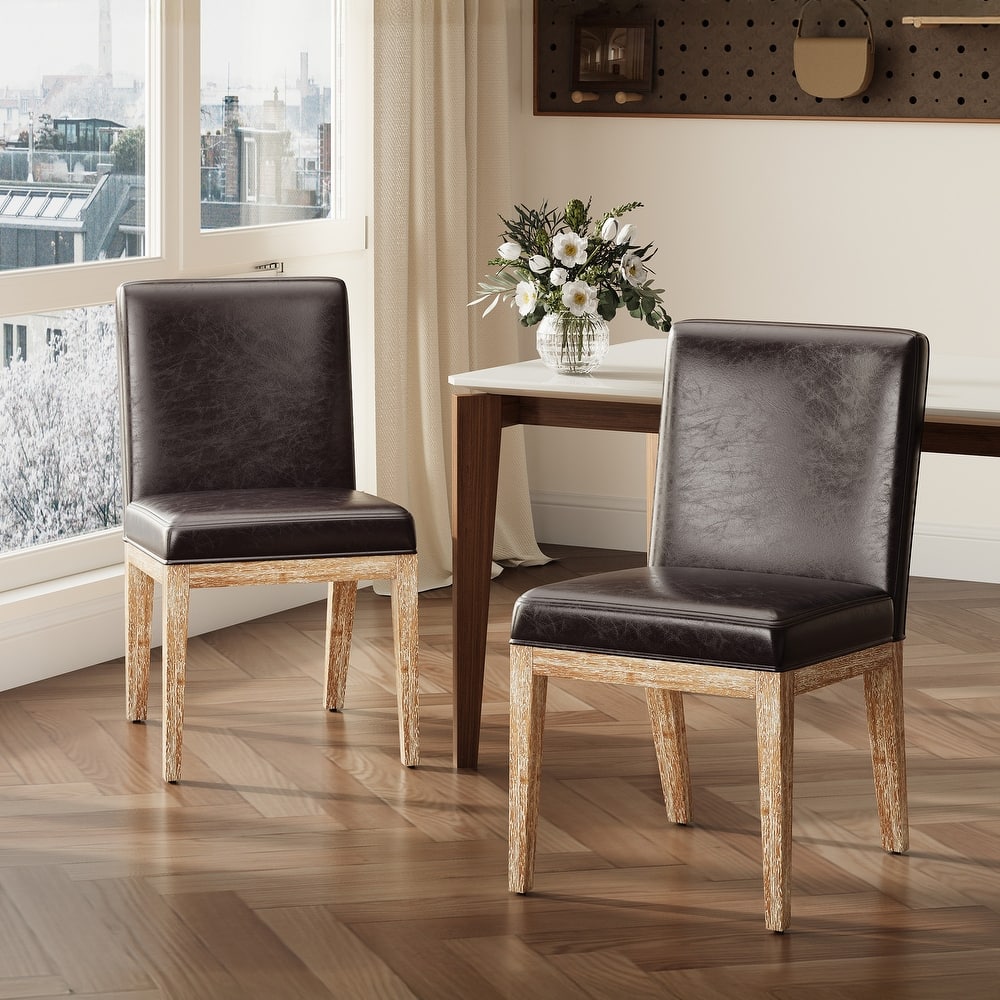 Multiple pieces of medieval-style dining chairs Wood Legs