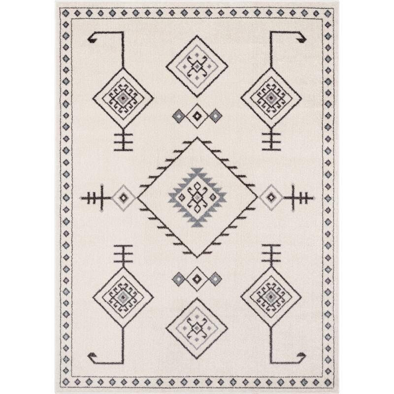 Well Woven Sydney Azra Tribal Geometric Medallion Area Rug