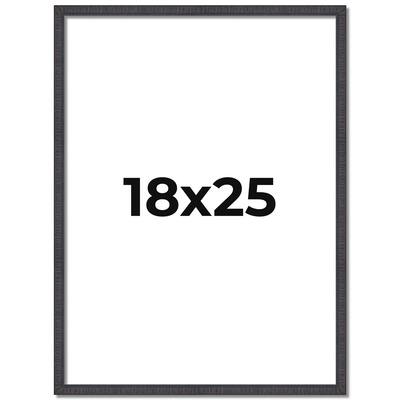 18x25 Frame Brown Picture Frame - Complete Modern Photo Frame Includes
