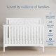 preview thumbnail 7 of 23, Child Craft Hampton Flat Top 4-in-1 Convertible Baby Crib