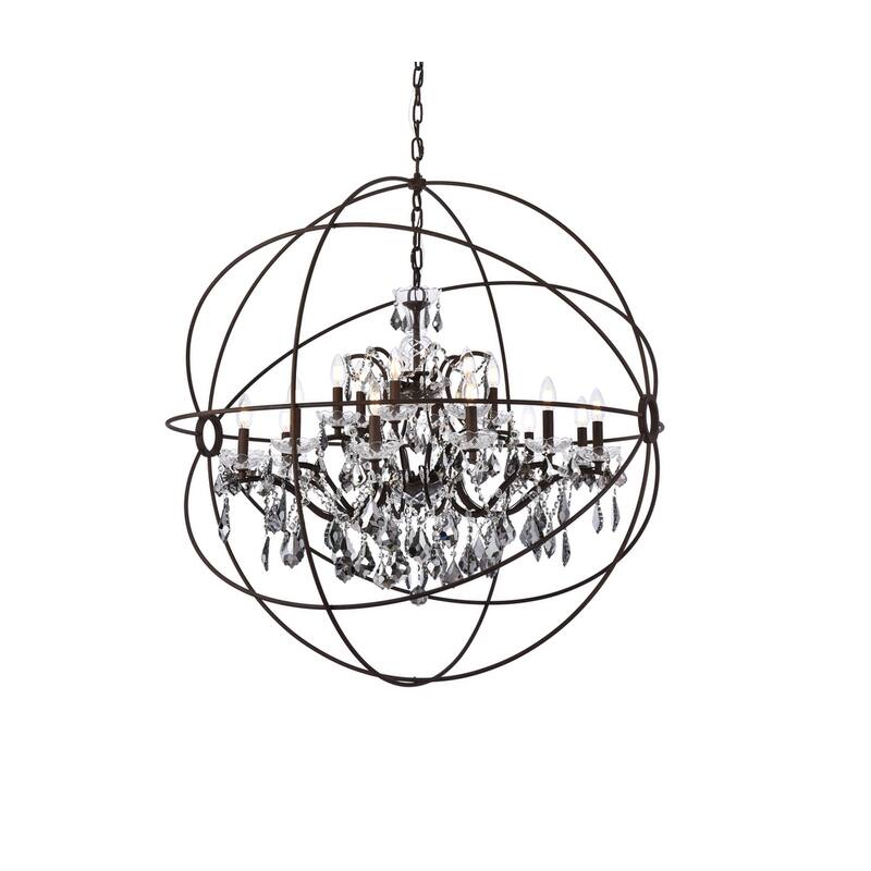Royce Edge 18-Light Rustic Intent Chandelier
