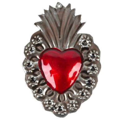 Novica Handmade Traditional Love Steel Ornament