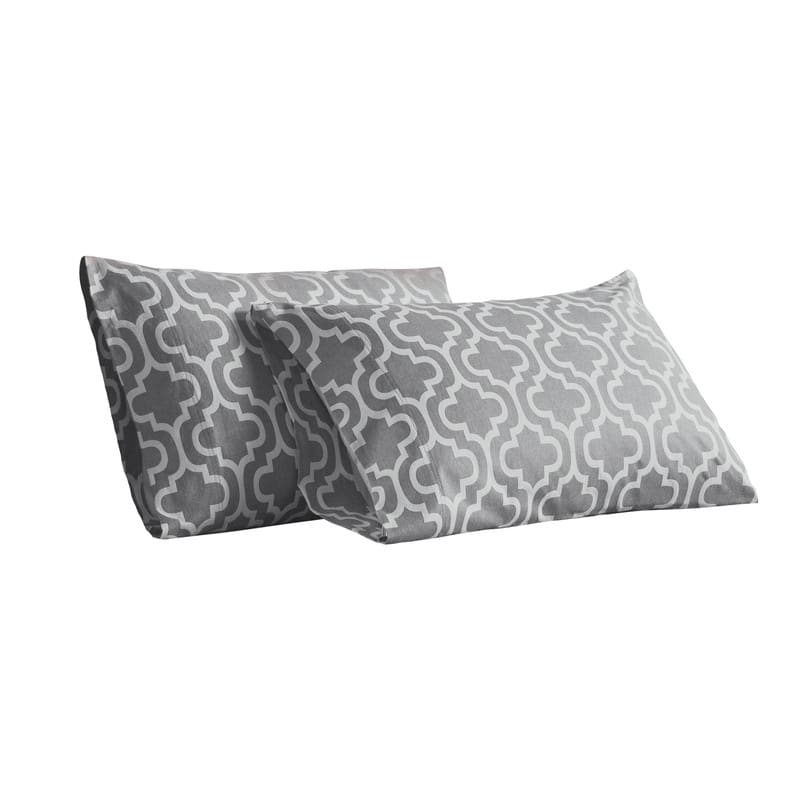 Superior All Season Brushed Flannel Trellis Pillowcase Set (Set of 2)