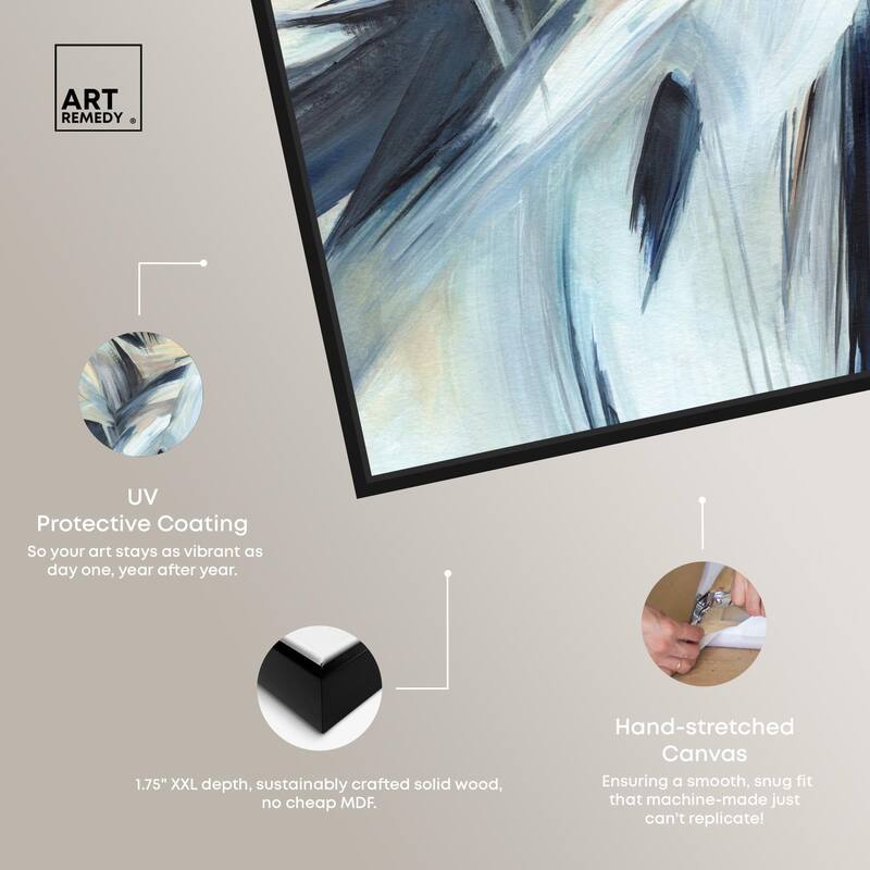 Layered Shadows Canvas by Art Remedy