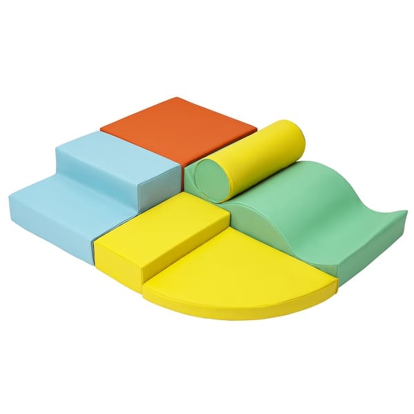 slide 2 of 5, 10PCS Foam Climbing Blocks Set, Indoor Active Playset - Multi Multi